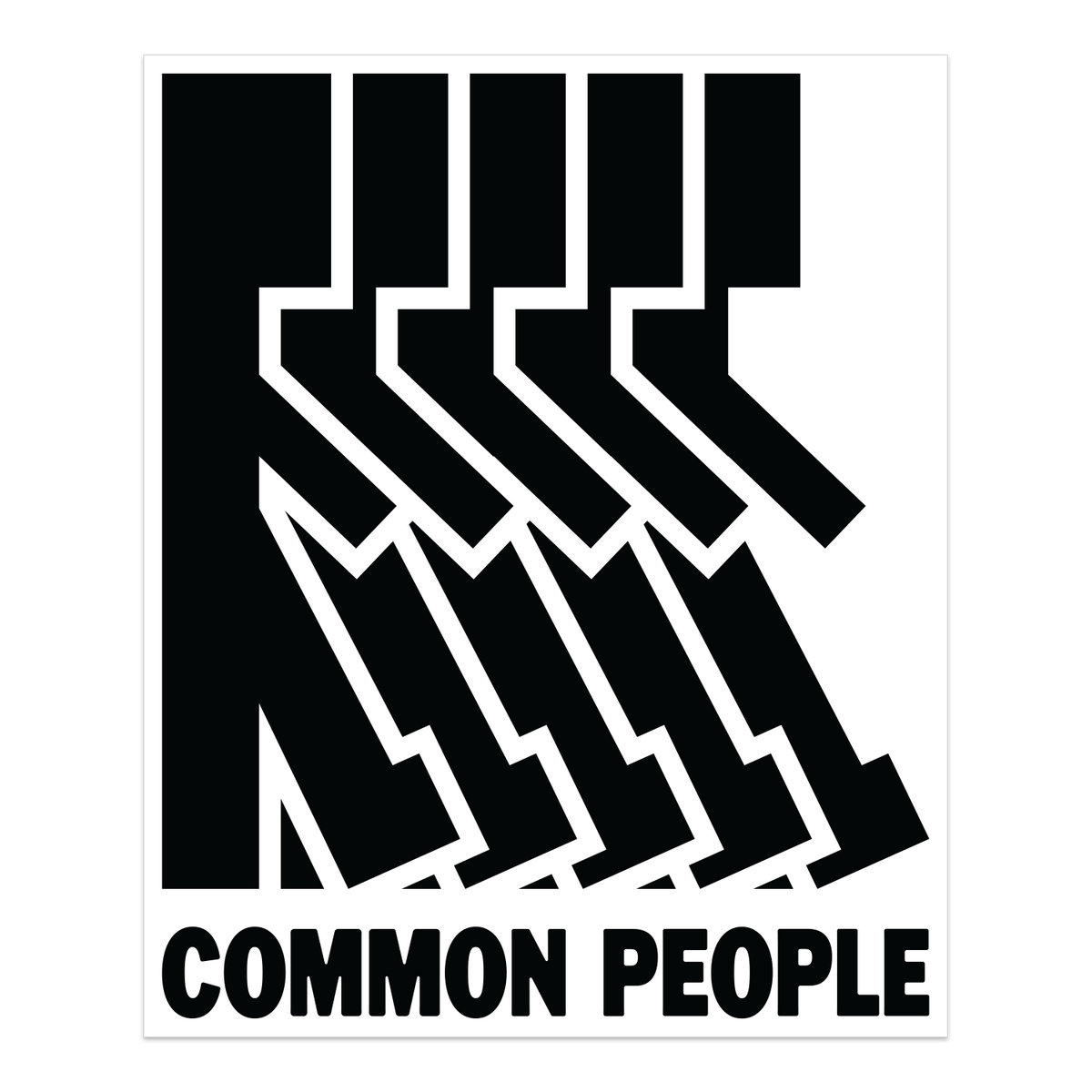 Common People Sticker